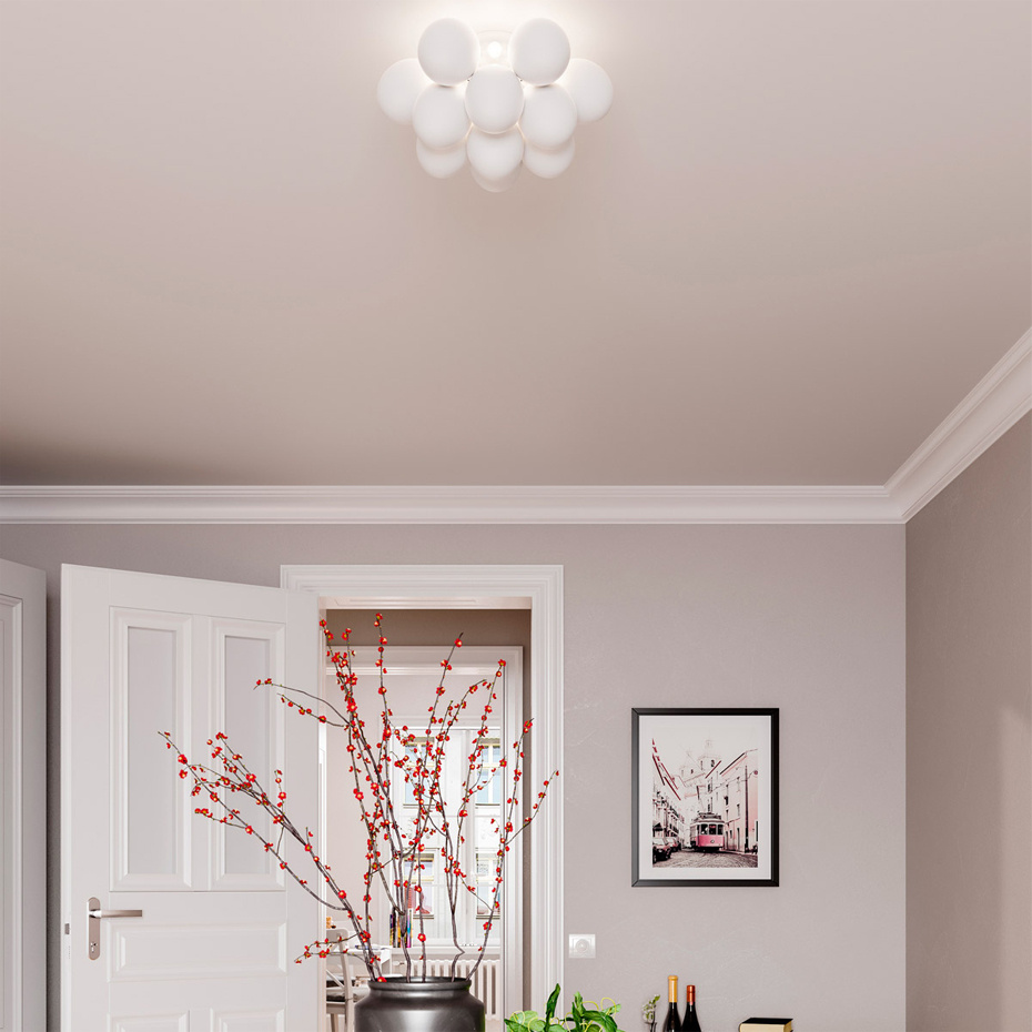 Gross Plafond Ø30cm Mattvit