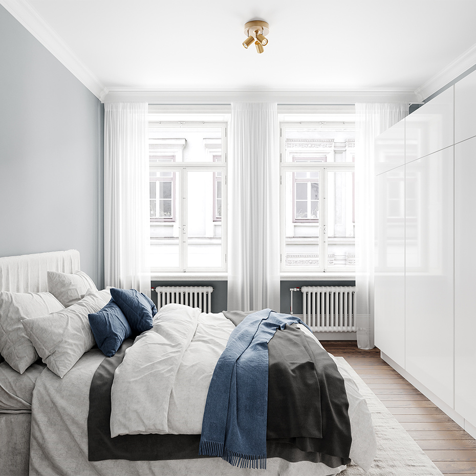 Correct 3 Spotlight Mässing