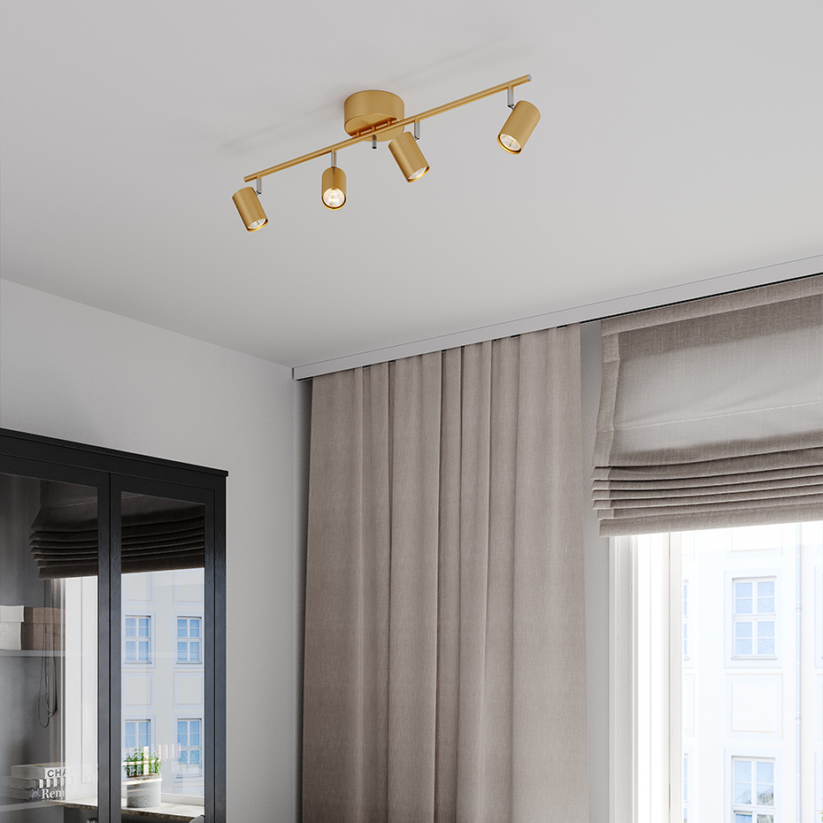 Correct 4 Spotlight Mässing