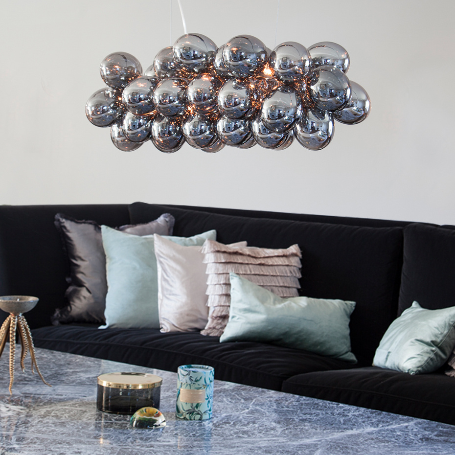 Gross Bar Pendel Rökfärgad