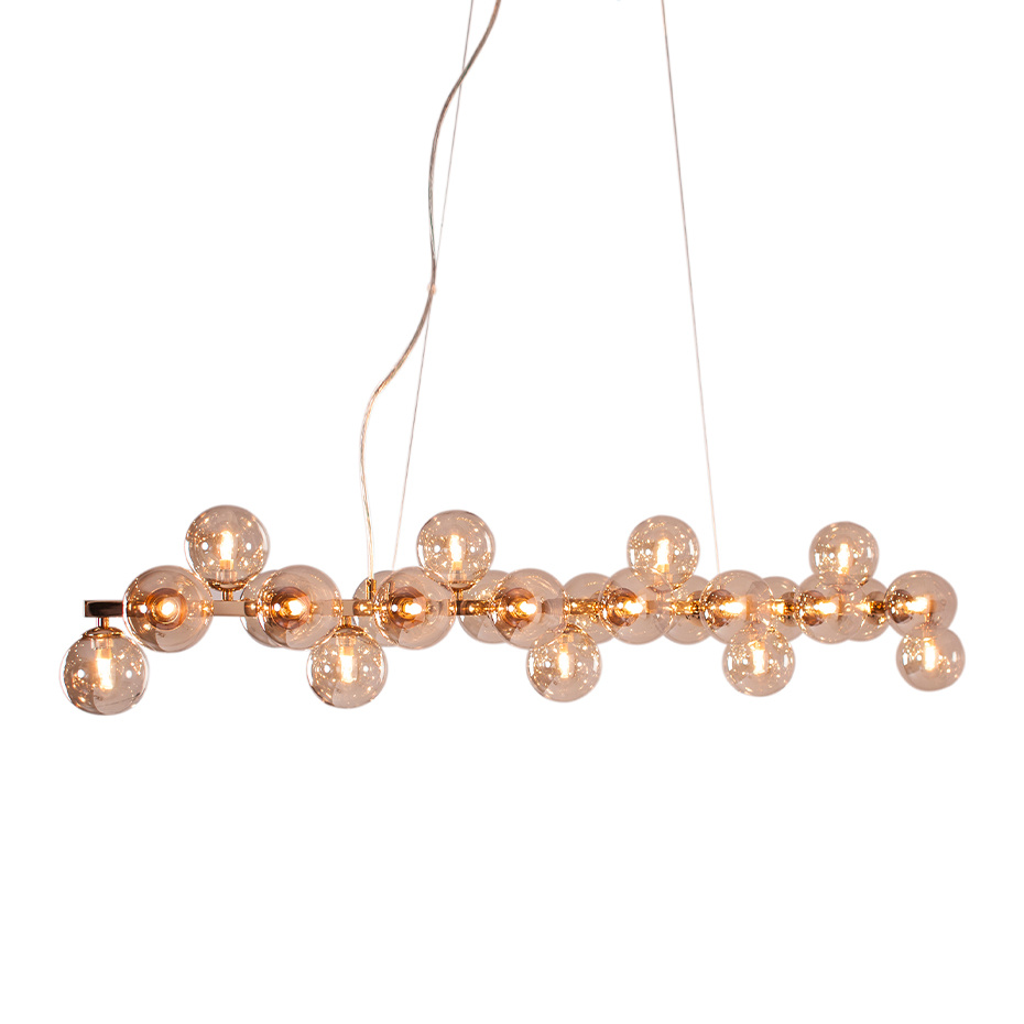 Splendor Bar Pendel Amber