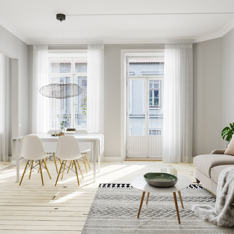 Hayden LED Pendel 75cm Mattsvart