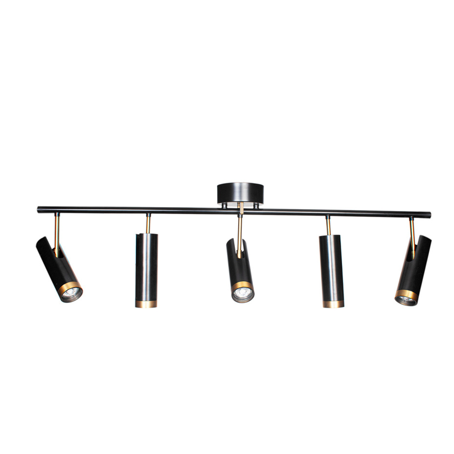 Puls Spotlight 5 Mattsvart/Mässing