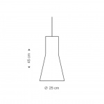 Secto 4201 Pendel Small Birch Secto 4201 Pendel Small Birch