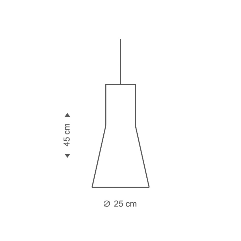 Secto 4201 Pendel Small Walnut