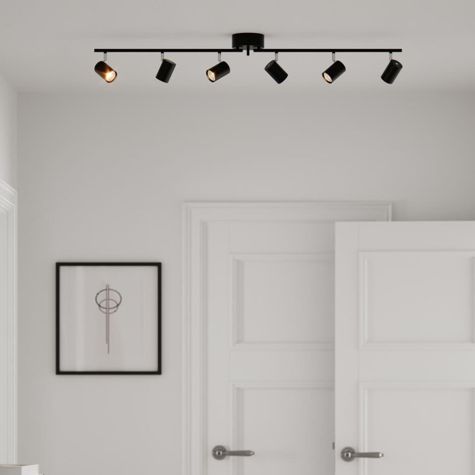 Correct 6 Spotlight Mattsvart