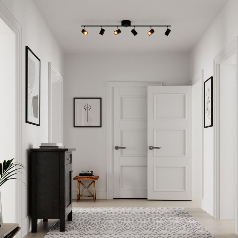 Correct 6 Spotlight Mattsvart