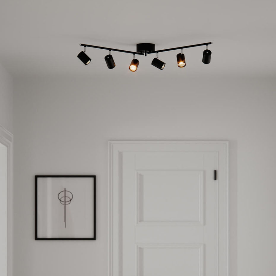 Correct 6 Spotlight Mattsvart