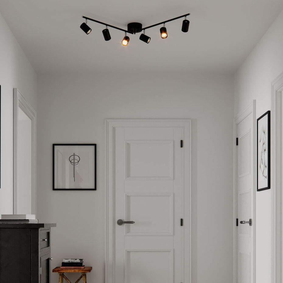 Correct 6 Spotlight Mattsvart