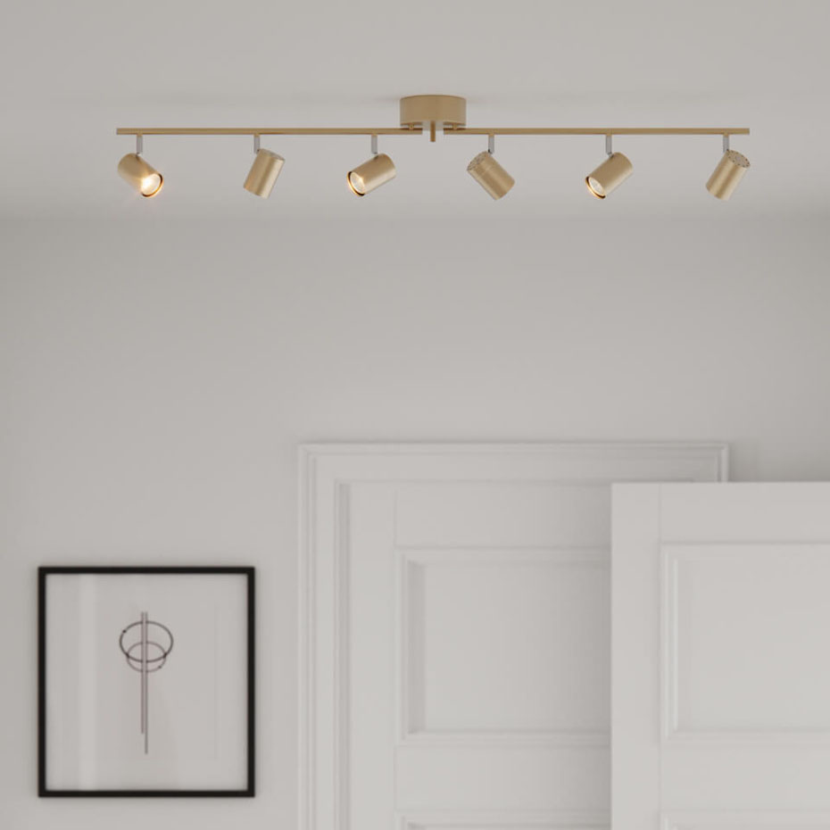 Correct 6 Spotlight Mässing