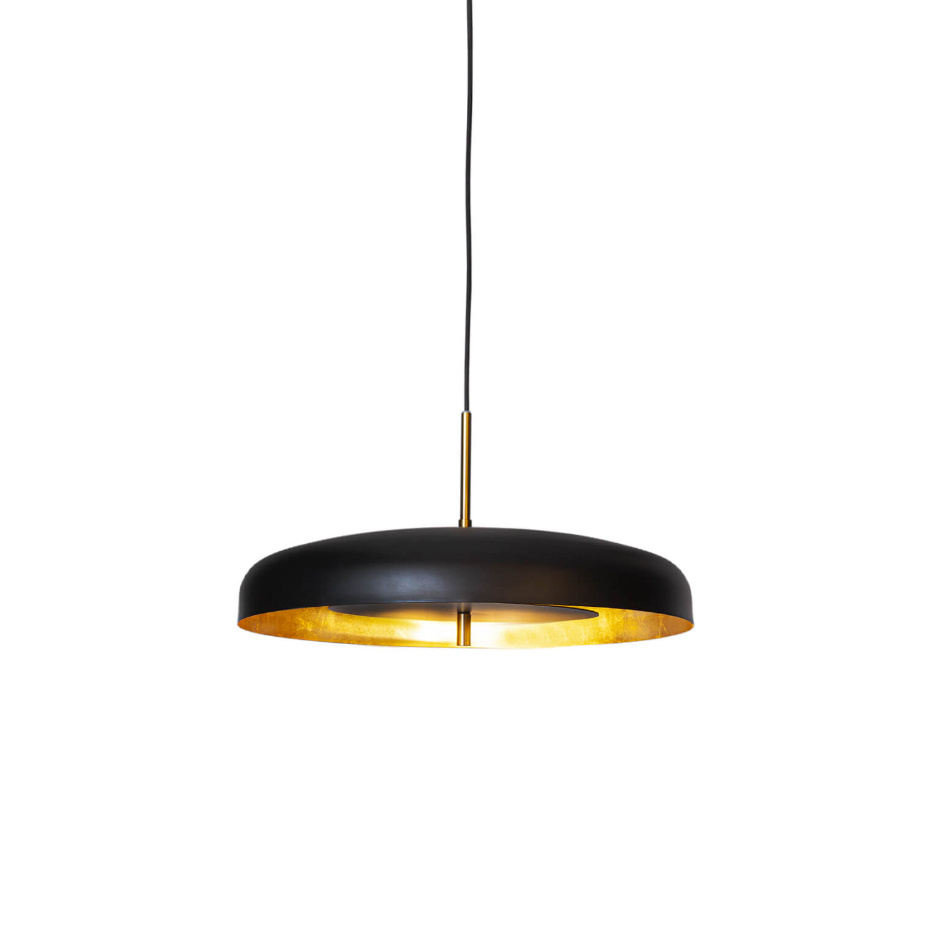 Shelby Pendel Ø50cm Mattsvart/Mässing