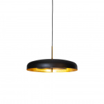 Shelby Pendel Ø50cm Mattsvart/Mässing Shelby Pendel Ø50cm Mattsvart/Mässing
