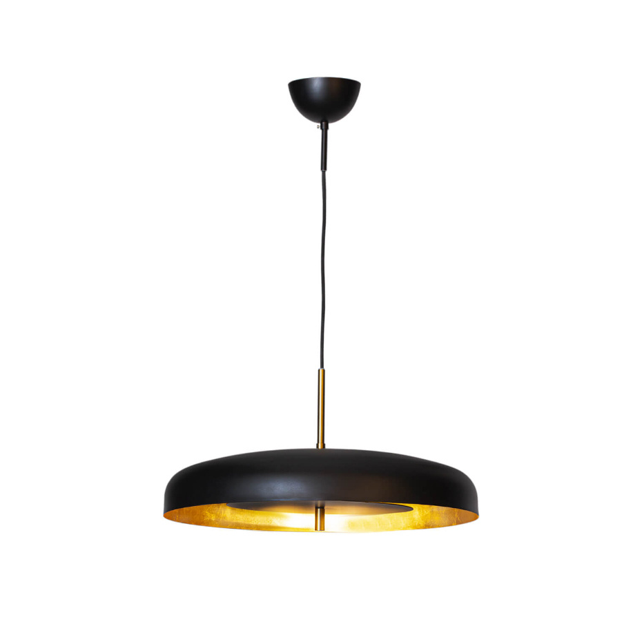 Shelby Pendel Ø50cm Mattsvart/Mässing