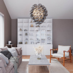 Deluxe Pendel Ø64cm Grå Deluxe Pendel Ø64cm Grå