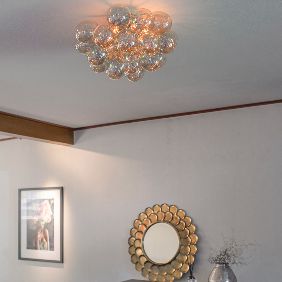 Gross Plafond Ø50cm Amber