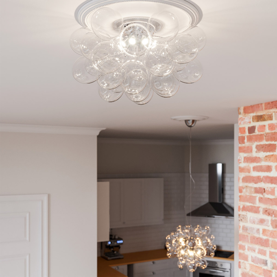 Gross Plafond Ø50cm Klarglas