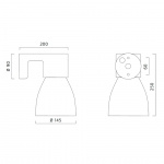 Droppen Vägglampa Opalglas Droppen Vägglampa Opalglas