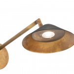 Grenverk Vägglampa Lång Rå Mässing/Mattsvart Grenverk Vägglampa Lång Rå Mässing/Mattsvart