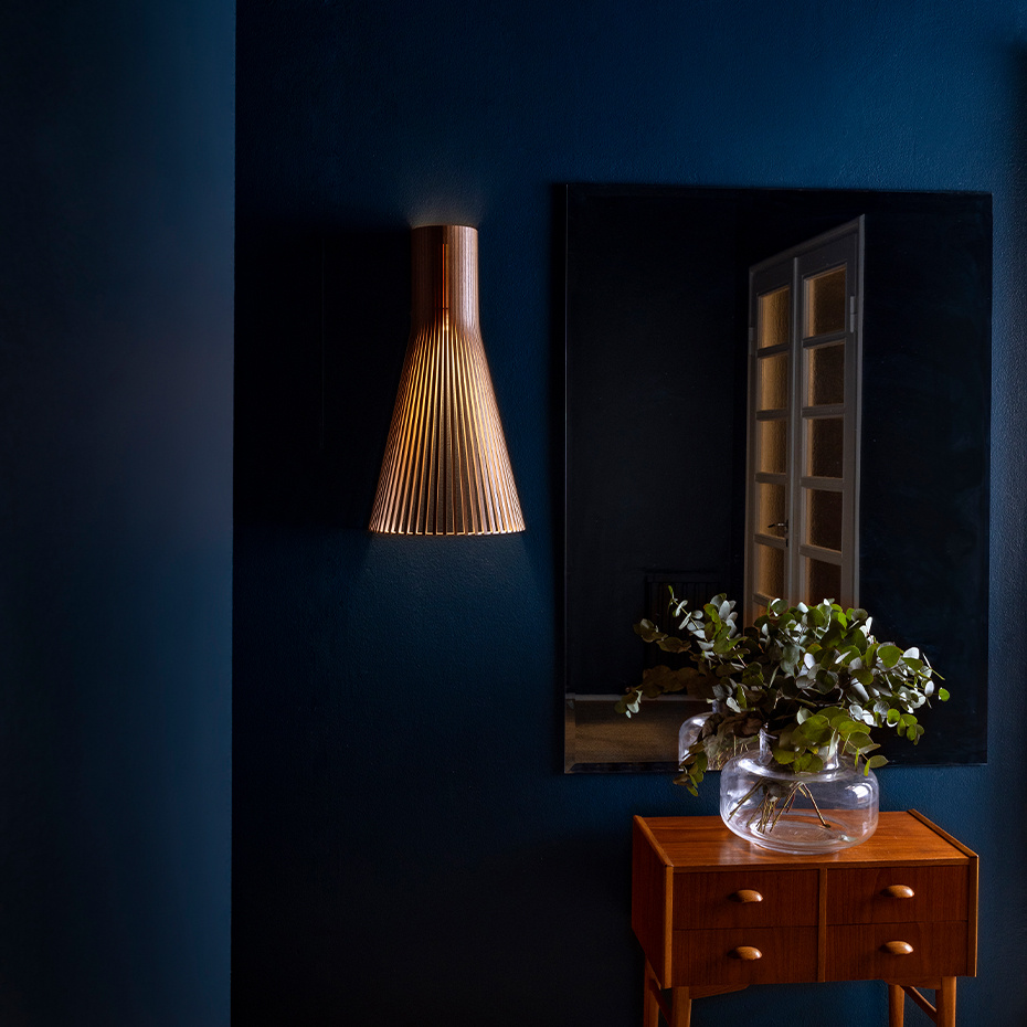 Secto 4230 Vägglampa Walnut