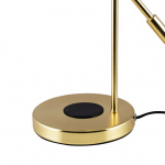 Hubble Read Bordslampa Med Trådlös Laddning Borstad Mässing Hubble Read Bordslampa Med Trådlös Laddning Borstad Mässing