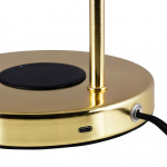 Hubble Read Bordslampa Med Trådlös Laddning Borstad Mässing Hubble Read Bordslampa Med Trådlös Laddning Borstad Mässing