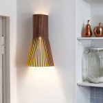 Secto 4231 Vägglampa Small Walnut Secto 4231 Vägglampa Small Walnut
