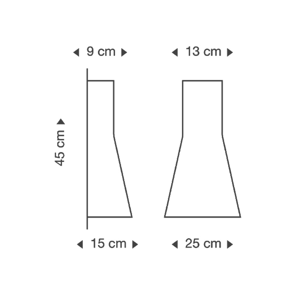 Secto 4231 Vägglampa Small White