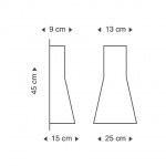 Secto 4231 Vägglampa Small White Secto 4231 Vägglampa Small White