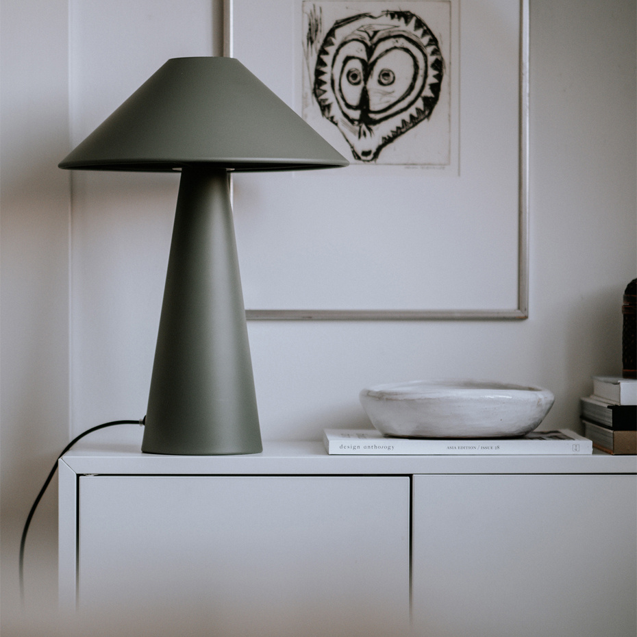 Cannes Bordslampa Grön