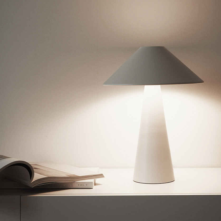 Cannes Bordslampa Vit