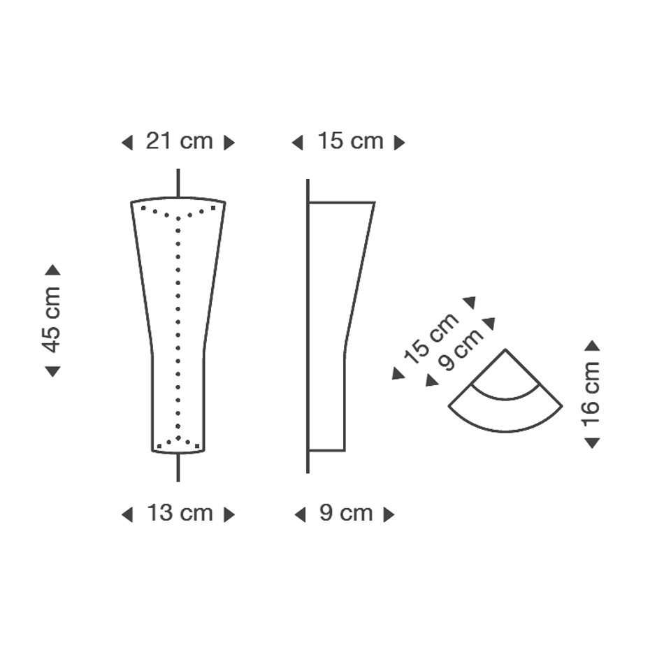 Secto 4237 Hörnlampa Small Black