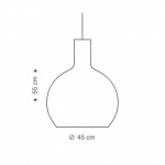 Octo 4241 Pendel Small White Octo 4241 Pendel Small White