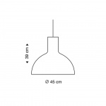 Victo 4251 Pendel Small Walnut Victo 4251 Pendel Small Walnut