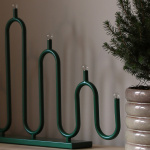 Noel 7 Ljusstake Grön Noel 7 Ljusstake Grön