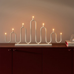 Noel 7 Ljusstake Elfenbensvit Noel 7 Ljusstake Elfenbensvit