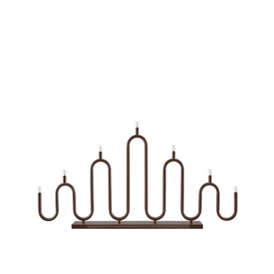 Noel 7 Ljusstake Bronze