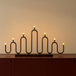 Noel 7 Ljusstake Bronze Noel 7 Ljusstake Bronze