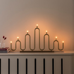 Noel 7 Ljusstake Borstad Mässing Noel 7 Ljusstake Borstad Mässing
