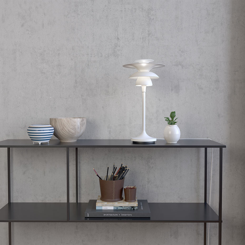 Picasso Bordslampa H35cm Mattvit