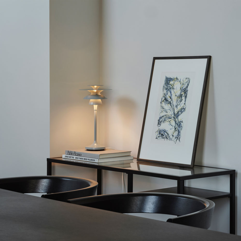 Picasso Bordslampa H35cm Isblå