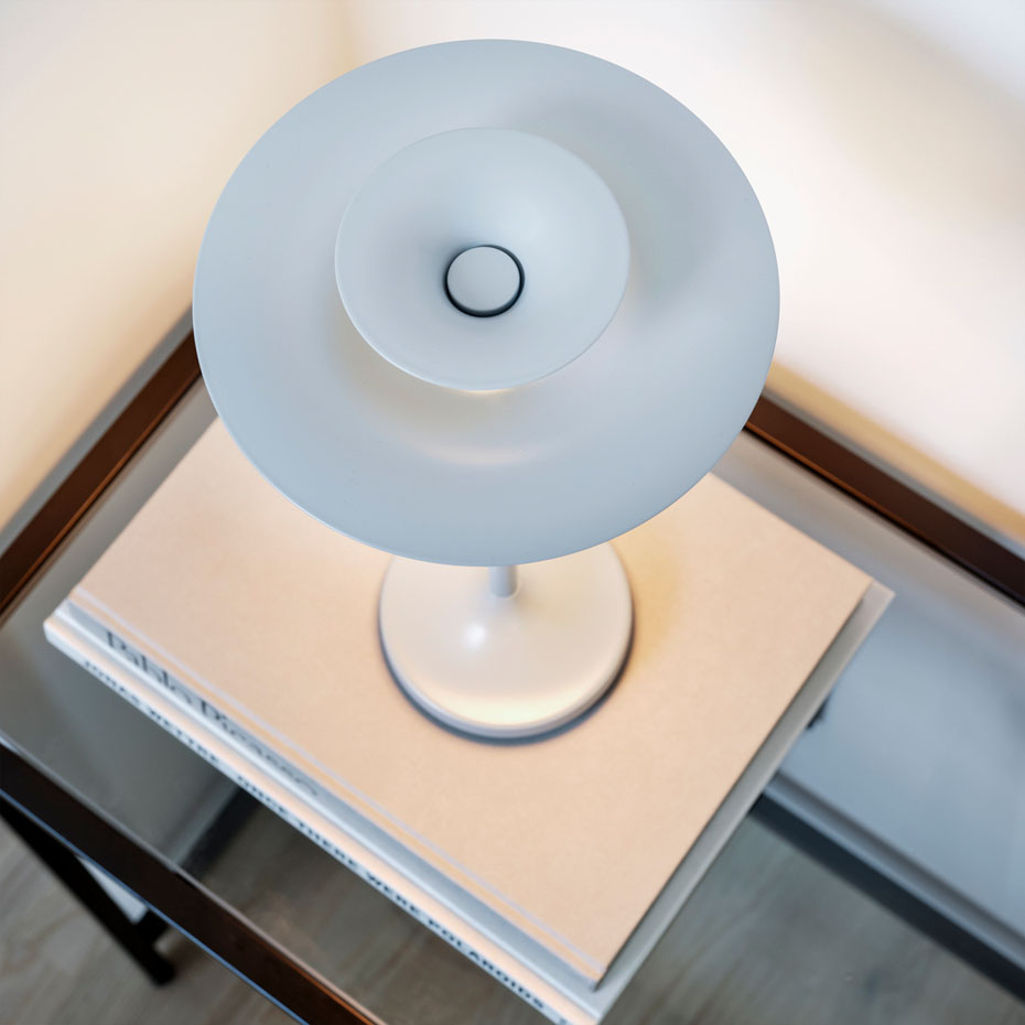 Picasso Bordslampa H35cm Isblå