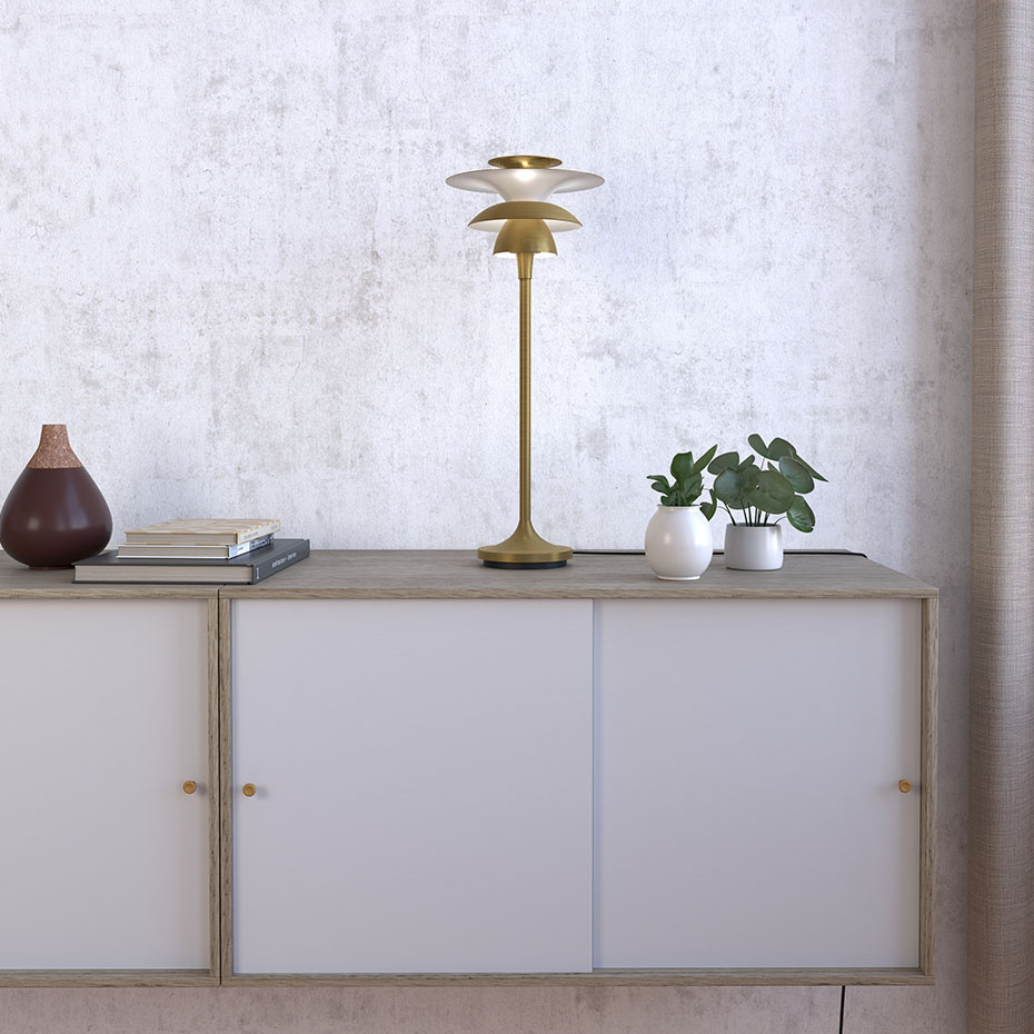 Picasso Bordslampa H46cm Mässing