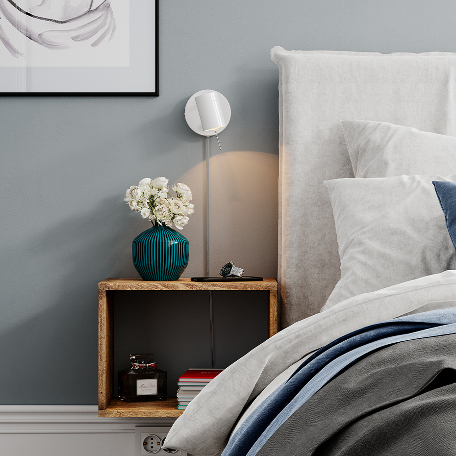 Correct Vägglampa Mattvit