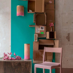 Blondie Vägglampa Mässing/Rosa Blondie Vägglampa Mässing/Rosa