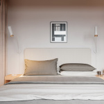 Puls Vägglampa XL Mattvit/Mässing Puls Vägglampa XL Mattvit/Mässing