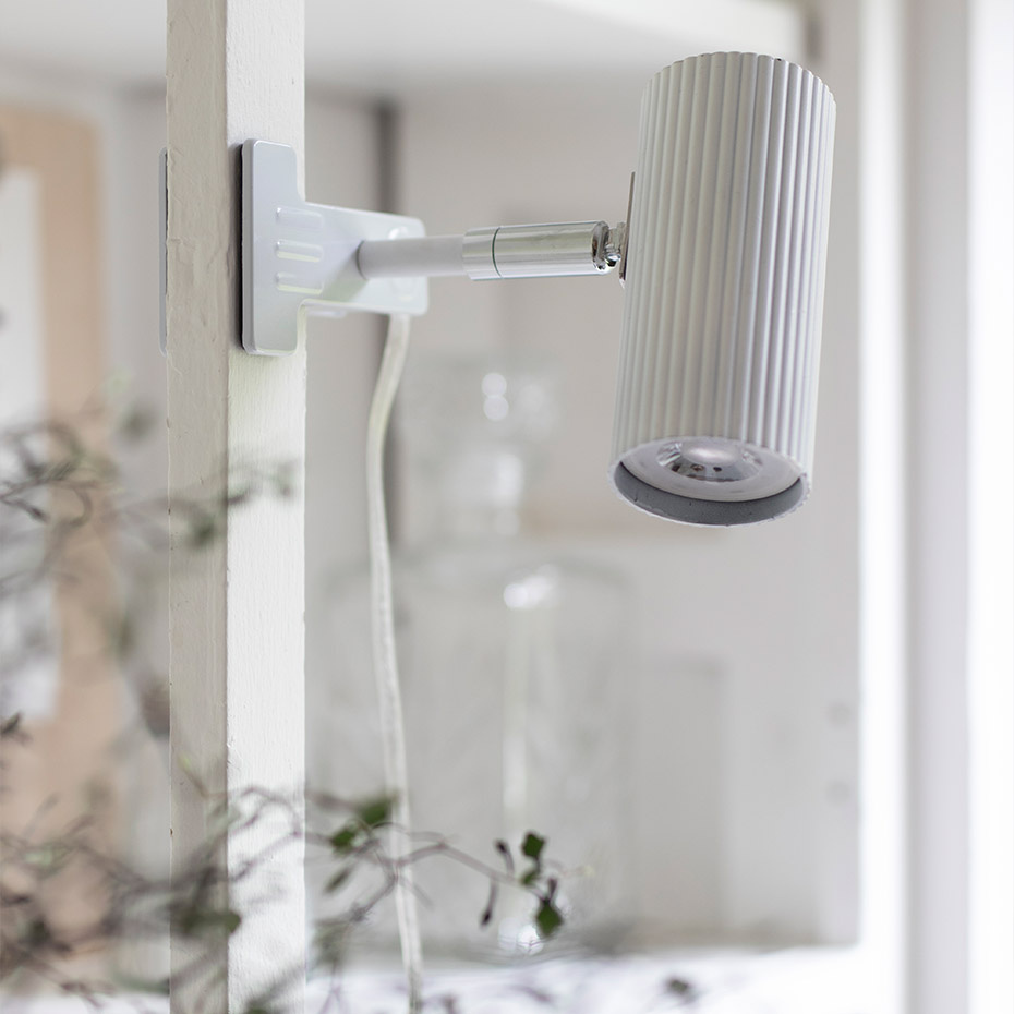 Hubble Klämlampa Vit