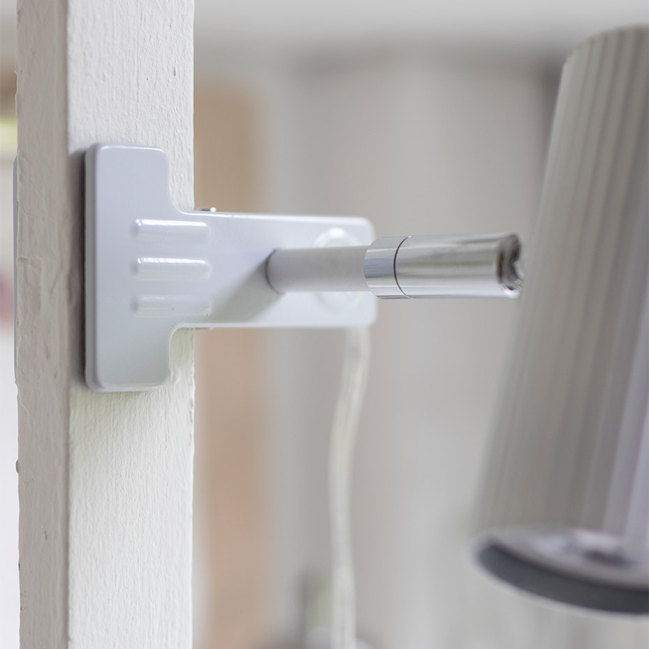 Hubble Klämlampa Vit