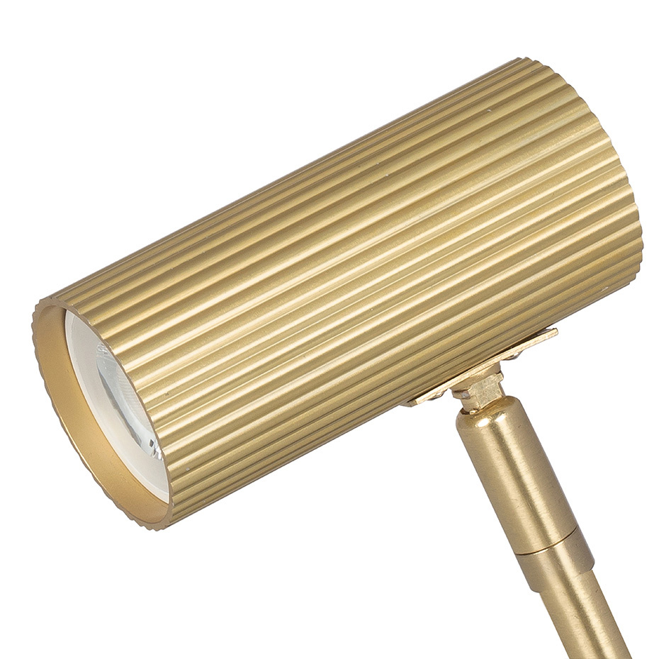 Hubble Klämlampa Borstad Mässing