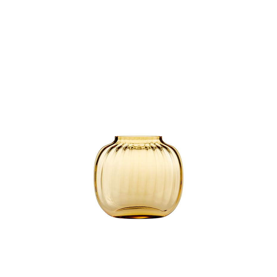Primula Oval Vas H12,5cm Amber