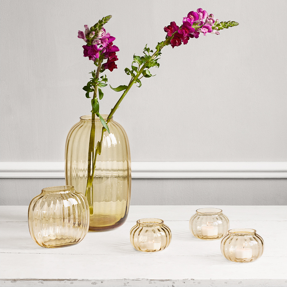 Primula Ljuslykta Ø9,5cm Amber